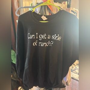 Tultex Black Crewneck Sweatshirt